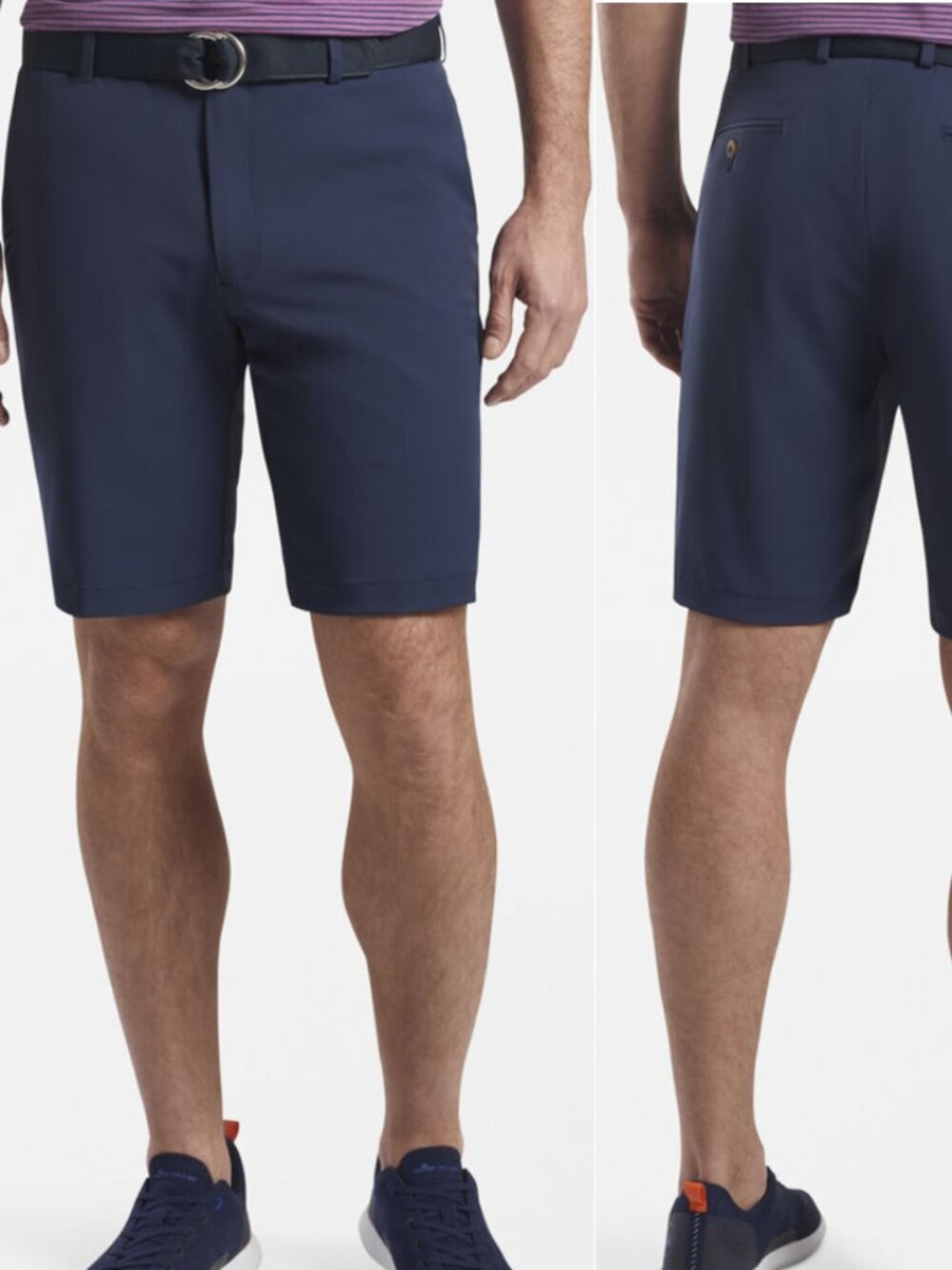 Peter Millar Stealth Performance Shorts Navy Blue